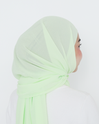 ELZA INSTANT SHAWL - GLOW GREEN