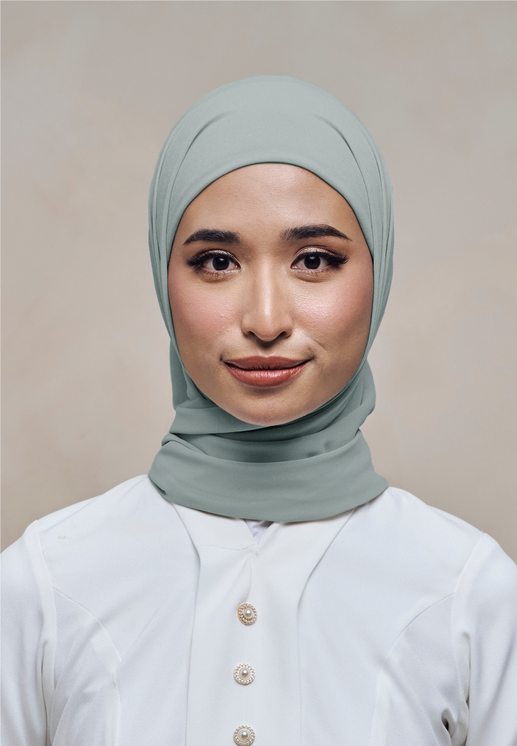 ELZA INSTANT BAWAL - GREENISH GREY