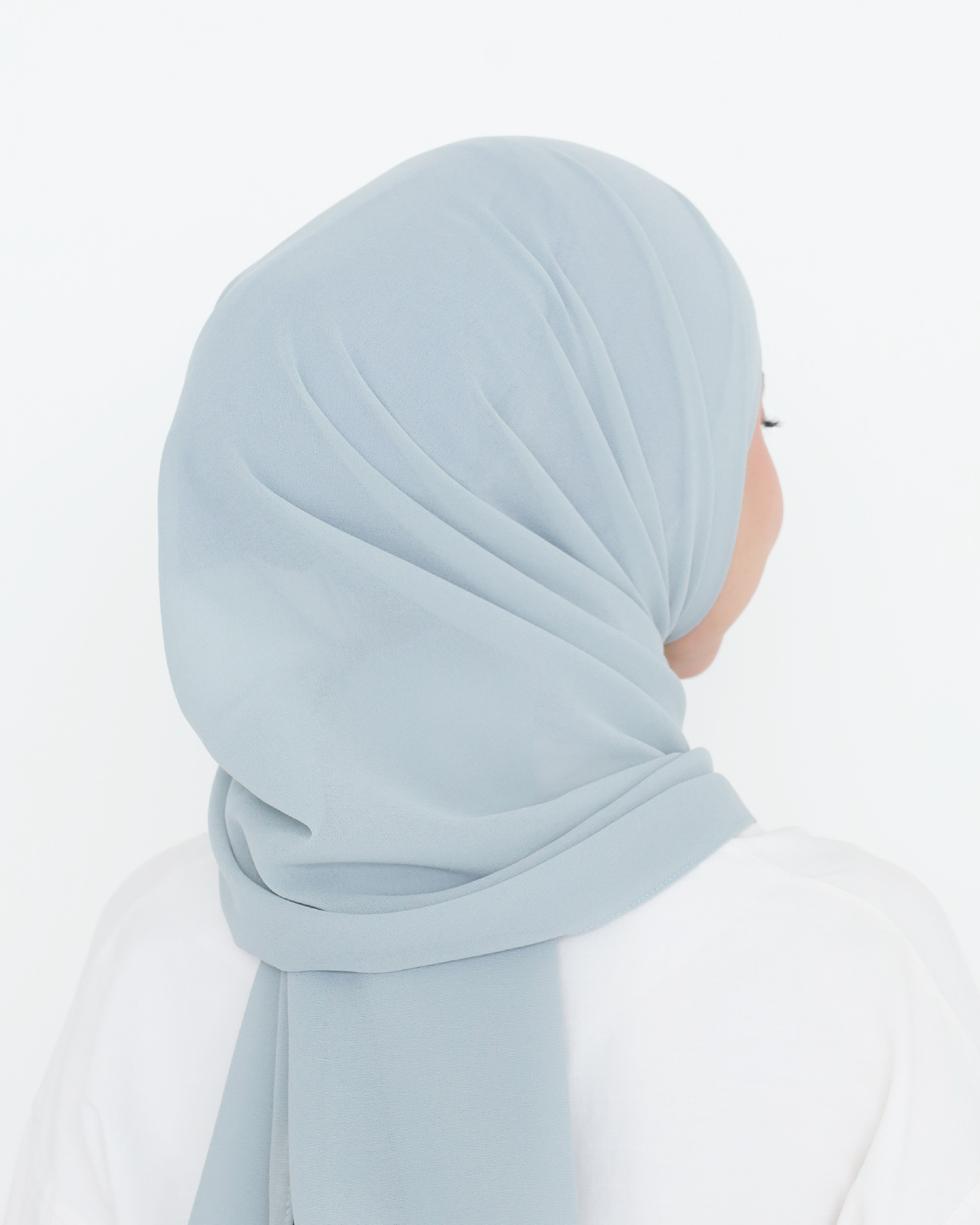 ELZA INSTANT SHAWL - GREENISH GREY