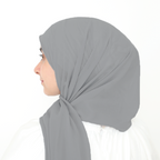 ORKED INSTANT SHAWL PLAIN - HARD GREY