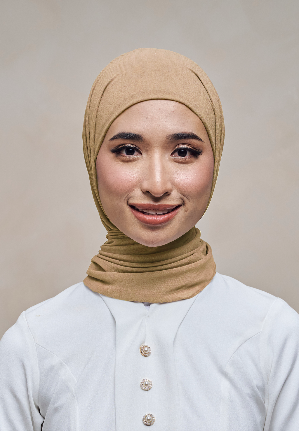 ELZA INSTANT SHAWL - HAZELNUT