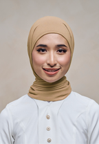 ELZA INSTANT SHAWL - HAZELNUT