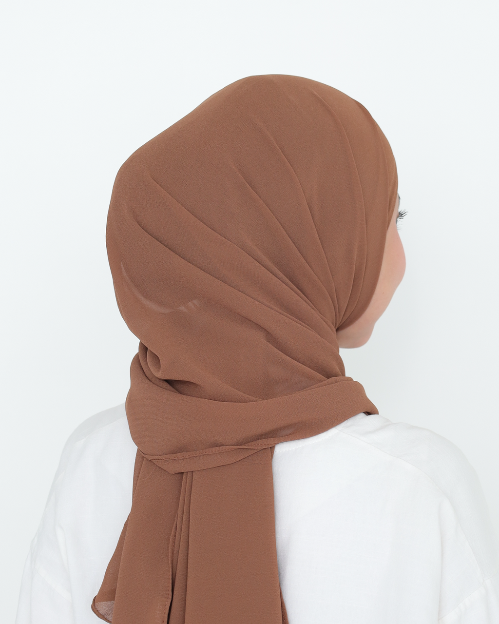 ELZA INSTANT SHAWL - HAZEL BROWN