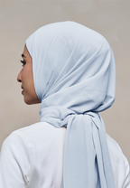 ELZA INSTANT SHAWL - ICE BLUE