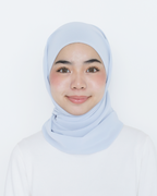 ELZA INSTANT SHAWL - ICE BLUE