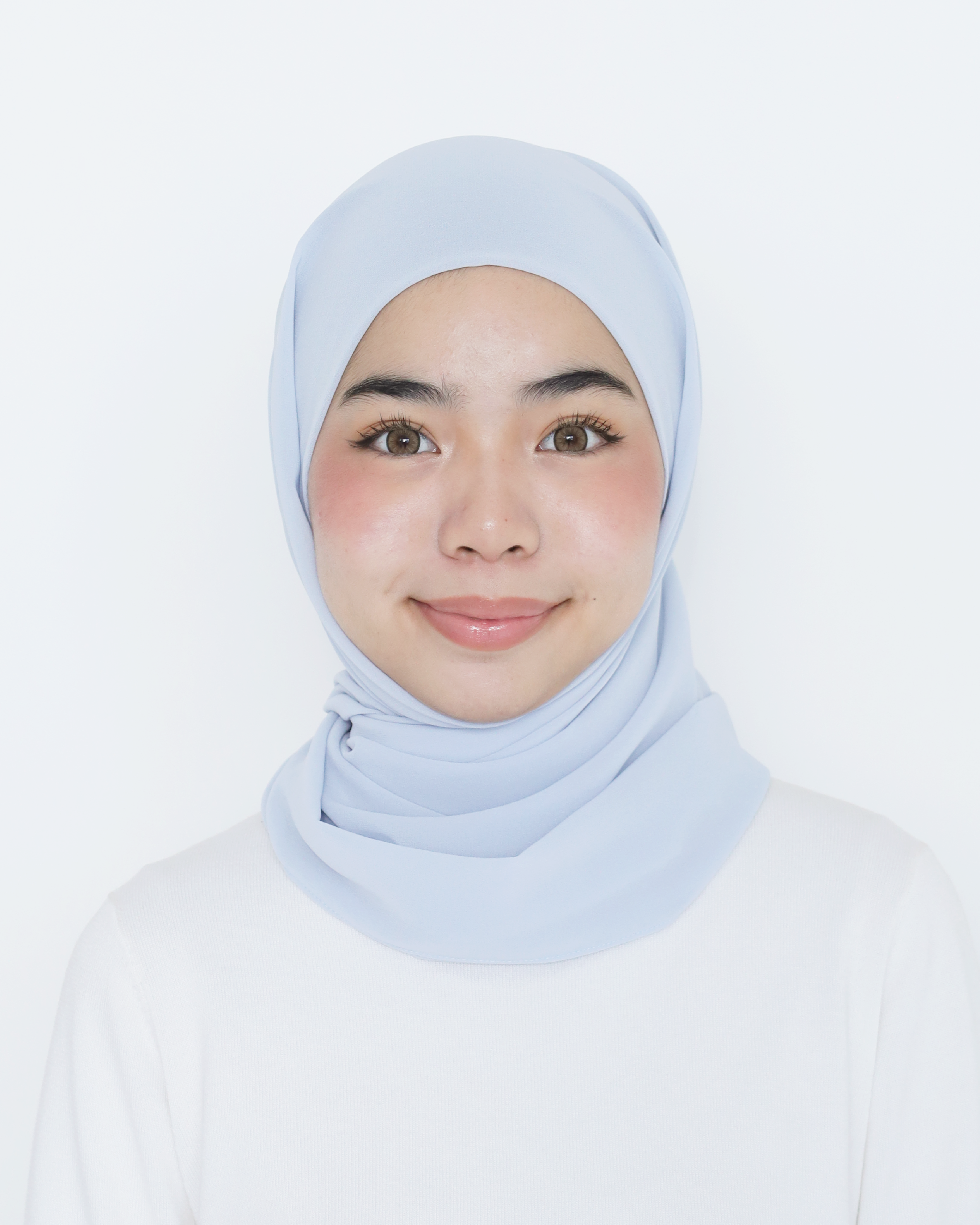 ELZA INSTANT SHAWL - ICE BLUE