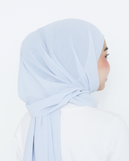 ELZA INSTANT SHAWL - ICE BLUE