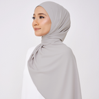 JASMINE HALF MOON INSTANT SHAWL - NATURE GREY