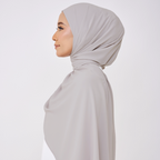 JASMINE HALF MOON INSTANT SHAWL - NATURE GREY