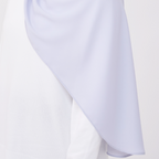 JASMINE HALF MOON INSTANT SHAWL - SAND BLUE