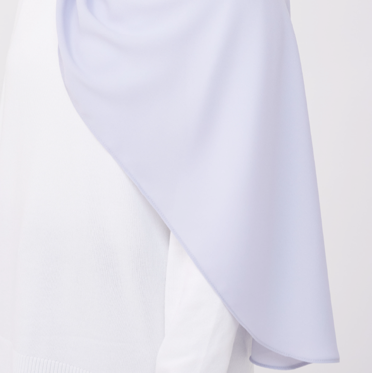 JASMINE HALF MOON INSTANT SHAWL - SAND BLUE