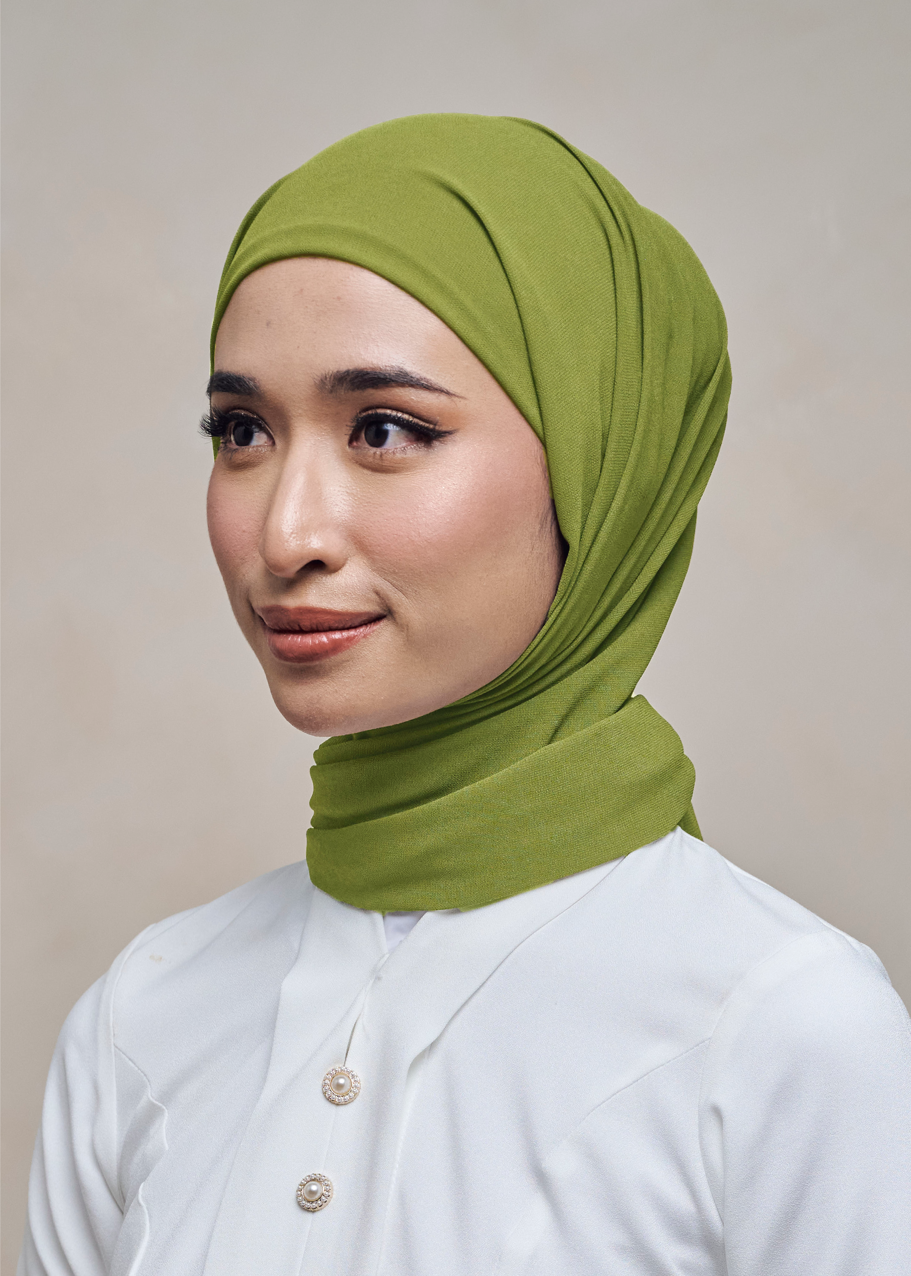 ELZA INSTANT SHAWL - LEMONGRASS