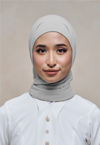 ELZA INSTANT SHAWL - LIGHT GREY