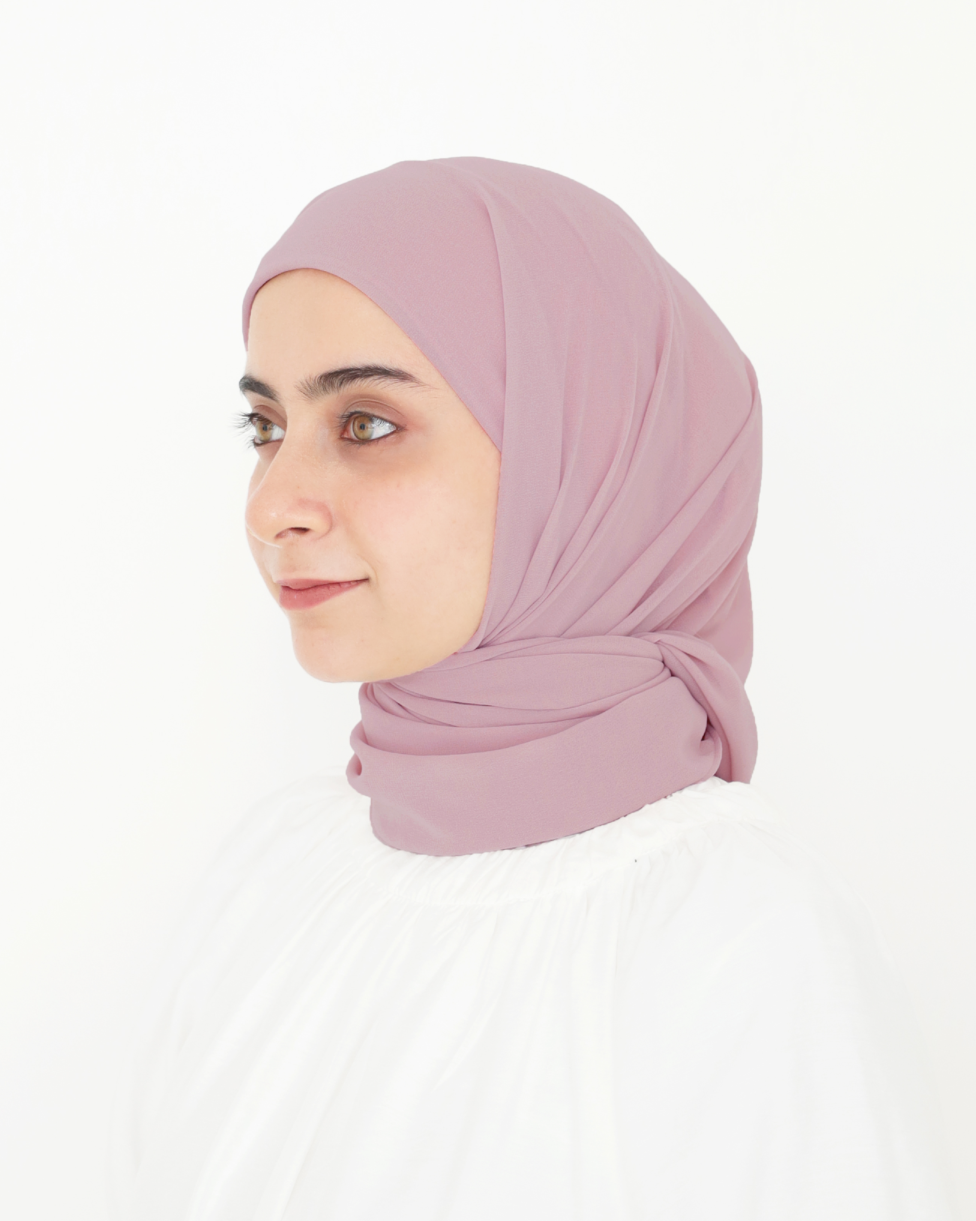 ELZA INSTANT SHAWL - LIGHT MAUVE