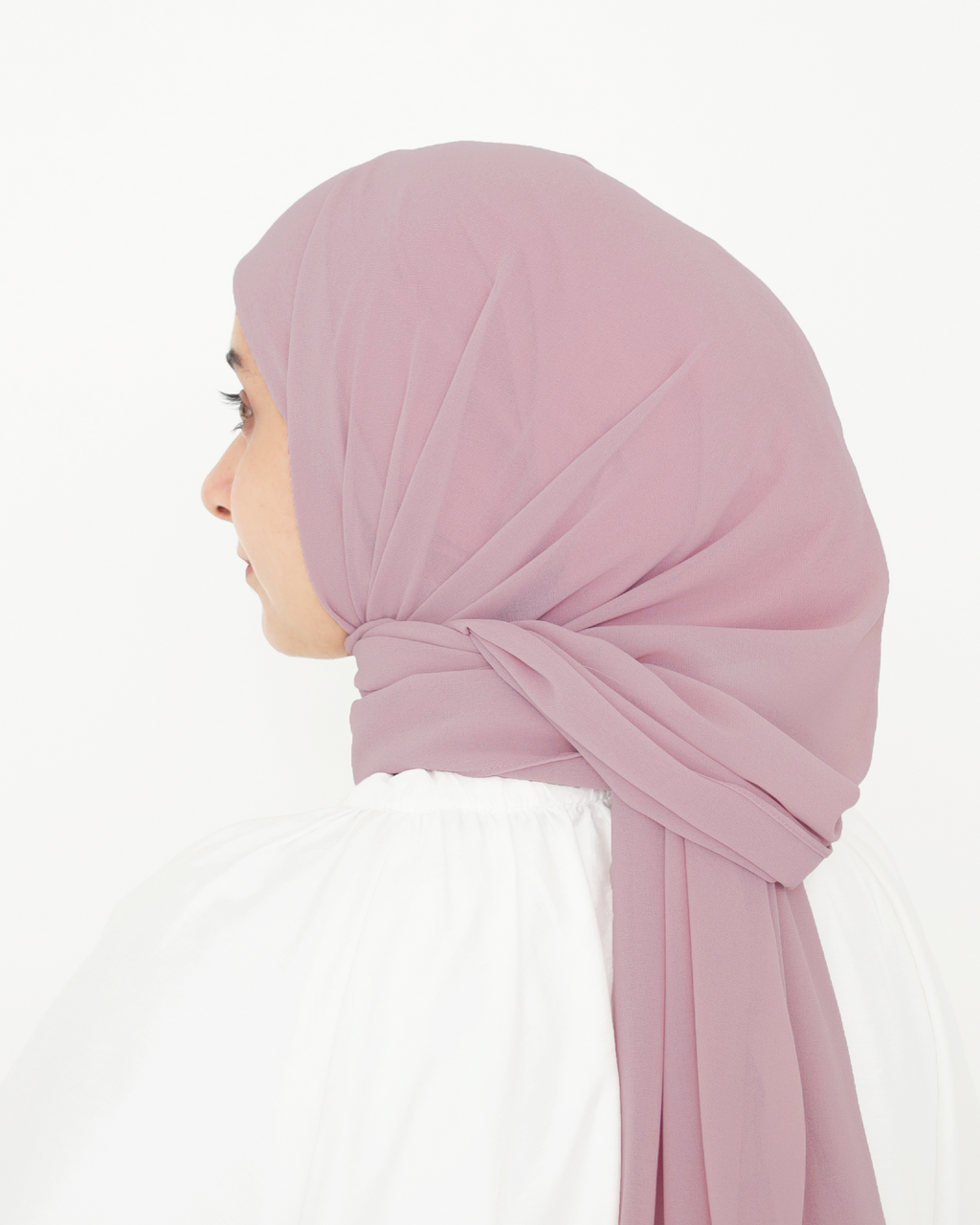 ELZA INSTANT SHAWL - LIGHT MAUVE