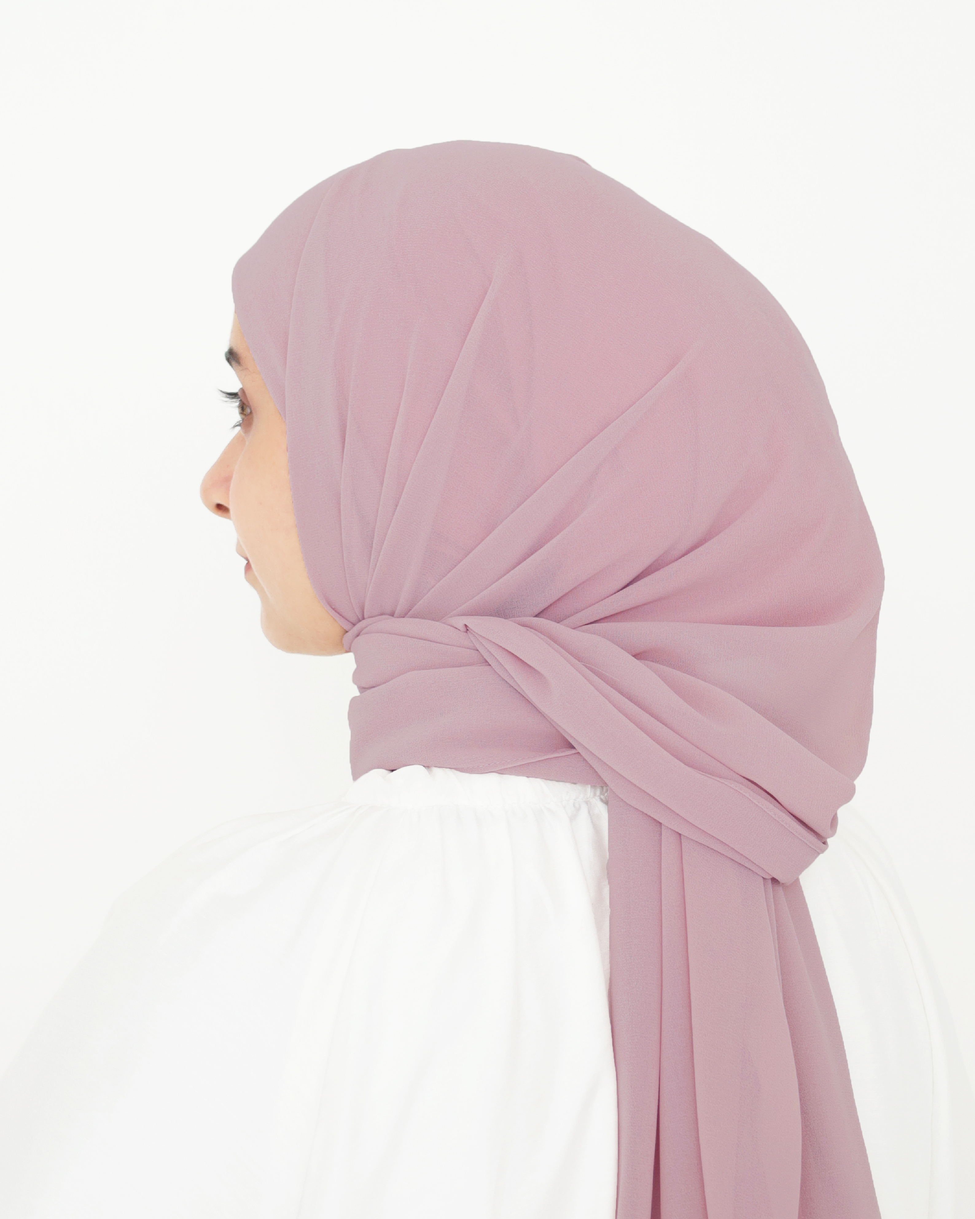 ELZA INSTANT SHAWL - LIGHT MAUVE