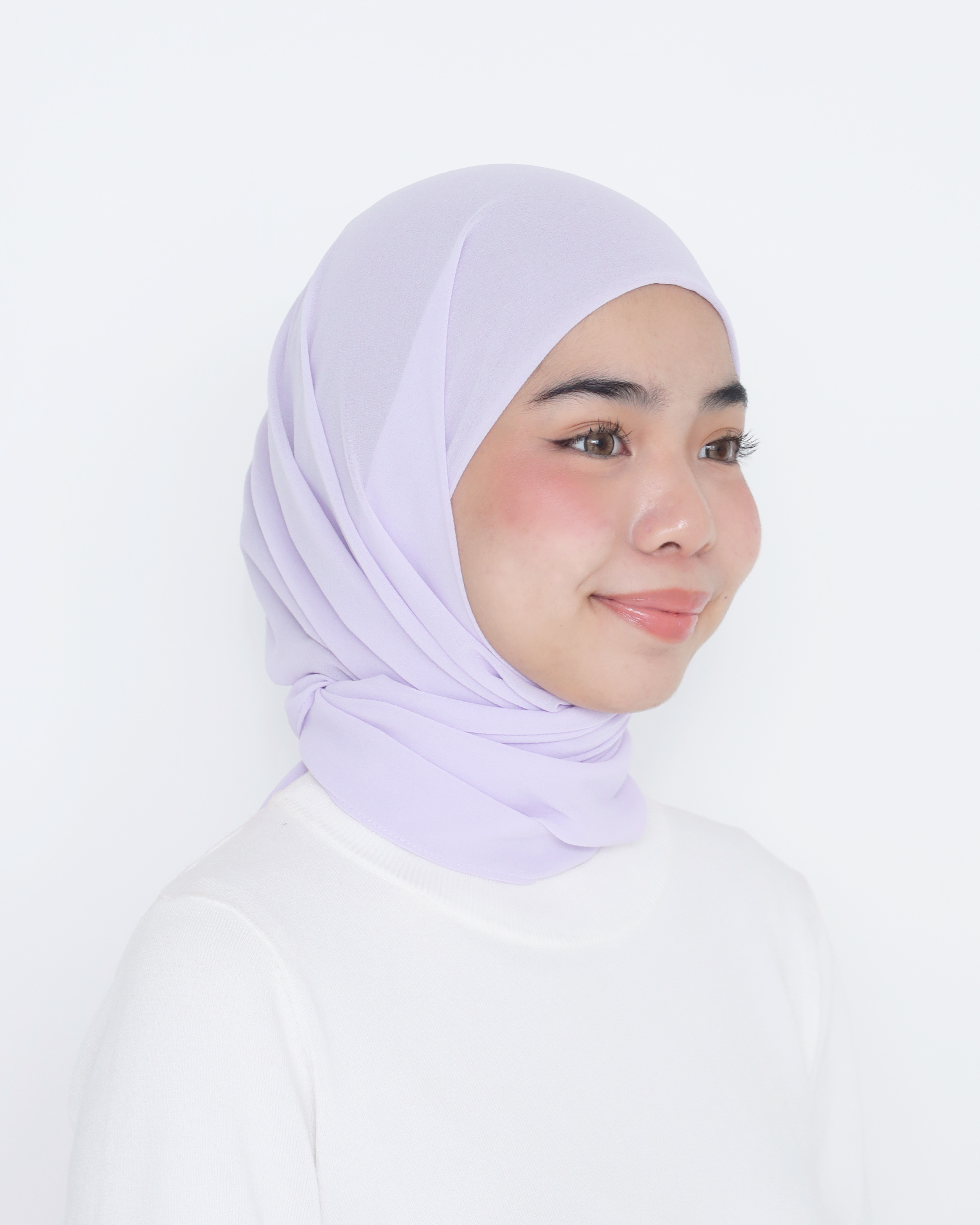 ELZA INSTANT SHAWL - LILAC