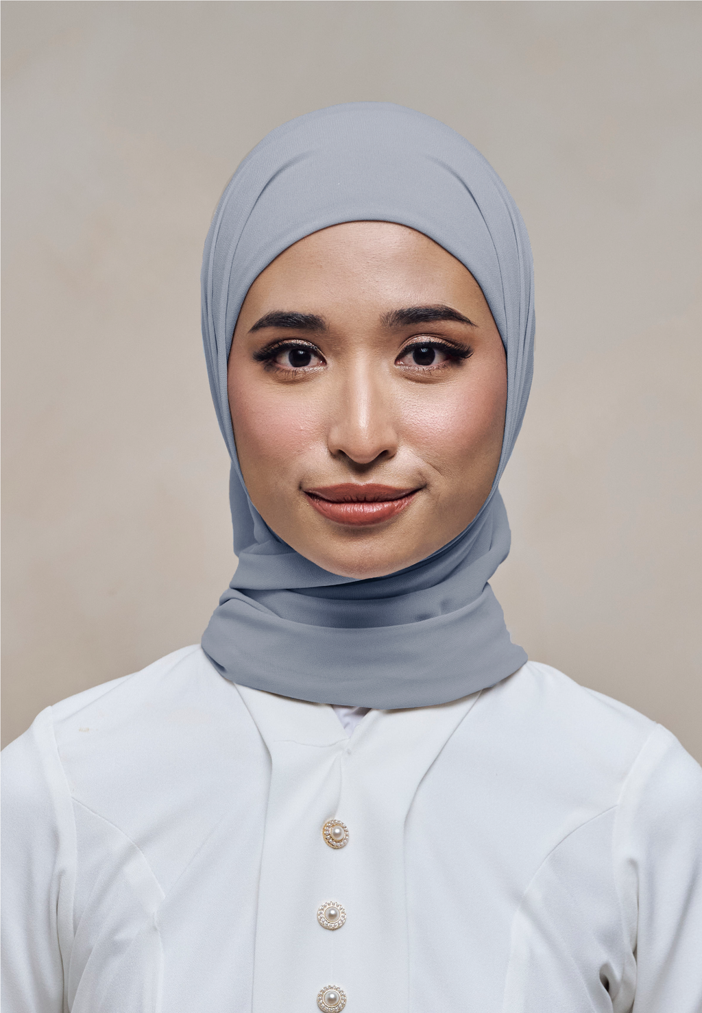 ELZA INSTANT SHAWL - LUNAR BLUE