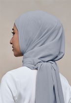 ELZA INSTANT SHAWL - LUNAR BLUE