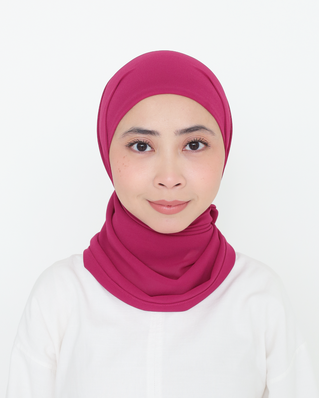 ELZA INSTANT SHAWL - MAGENTA PINK