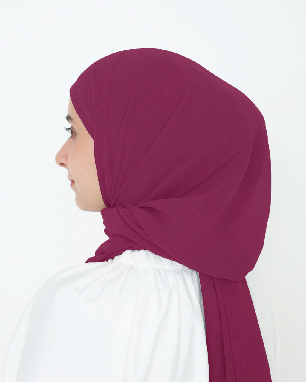 ELZA INSTANT SHAWL - MAGENTA PINK