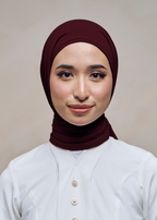 ELZA INSTANT SHAWL - MAROON
