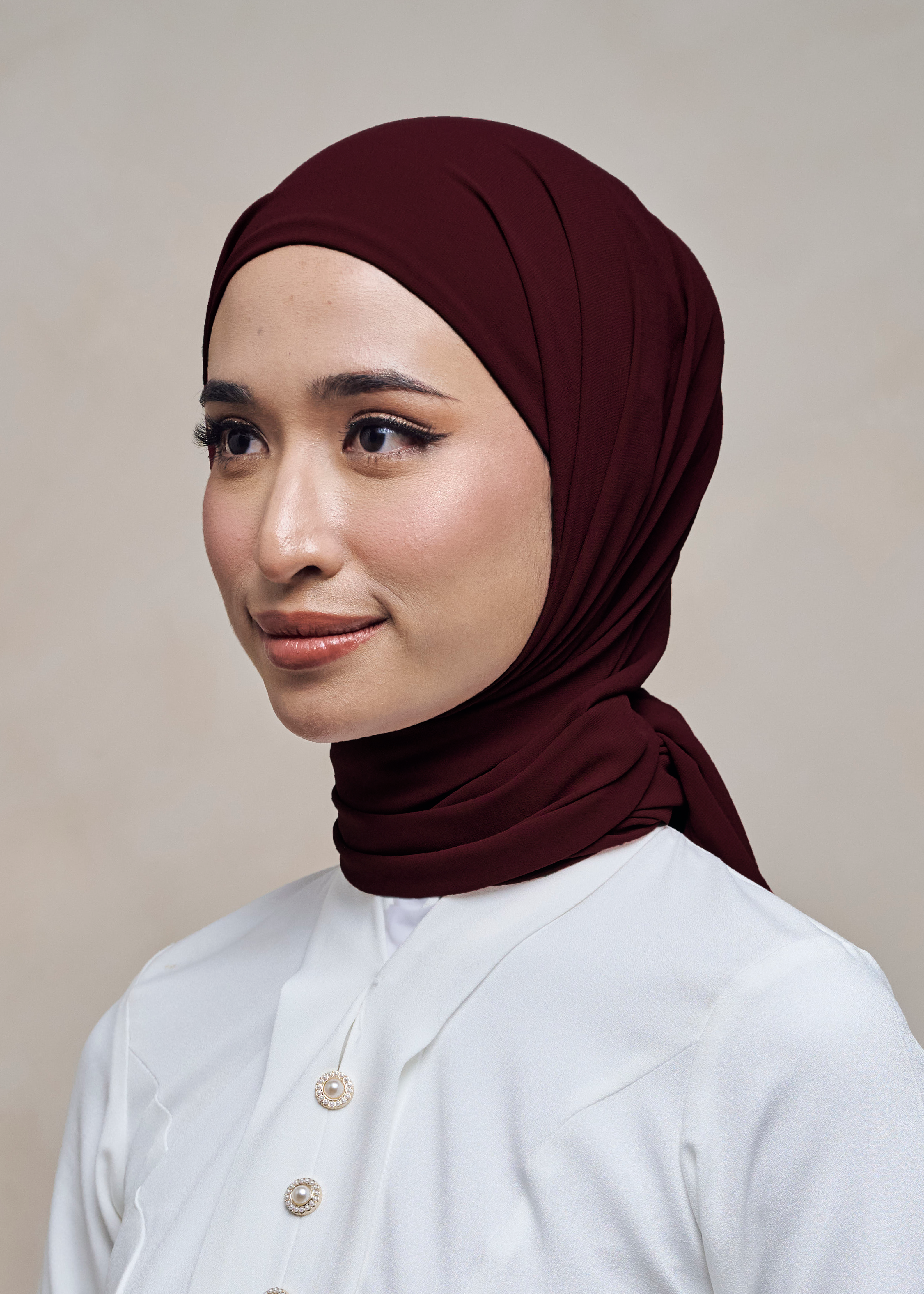 ELZA INSTANT BAWAL - MAROON