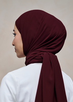 ELZA INSTANT SHAWL - MAROON