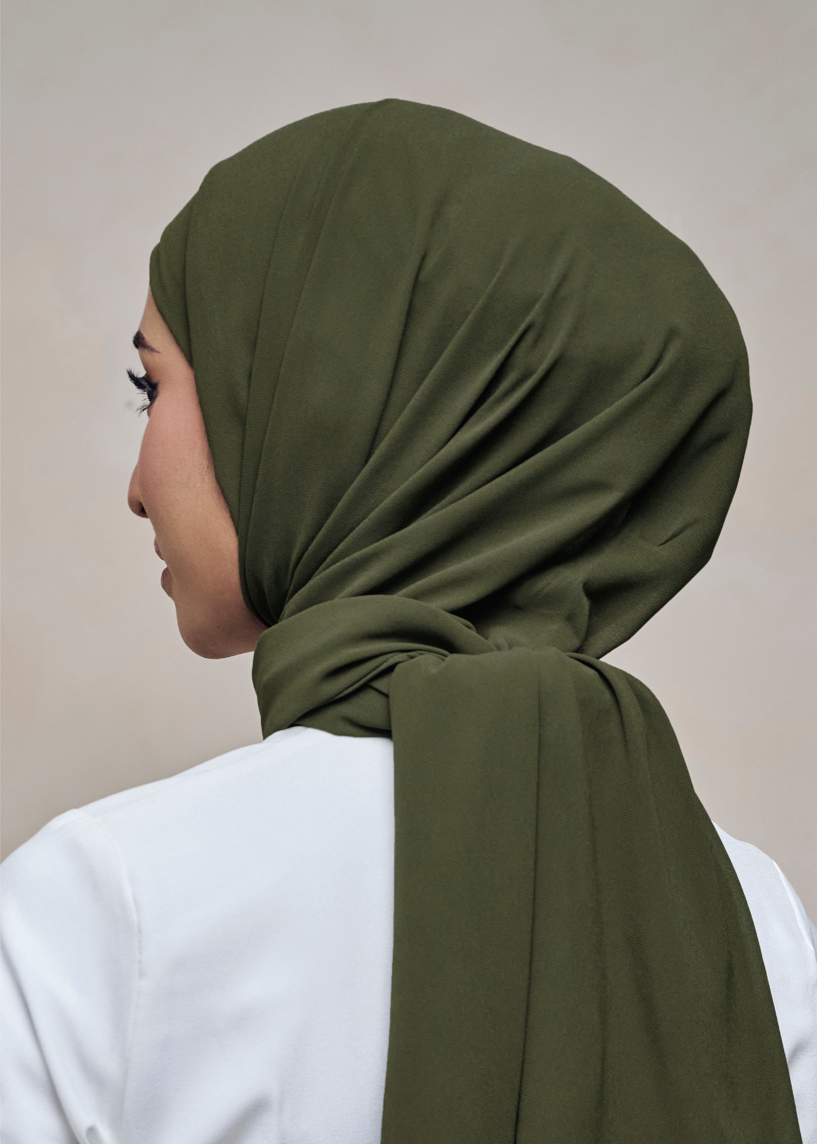 ELZA INSTANT SHAWL - MATCHA