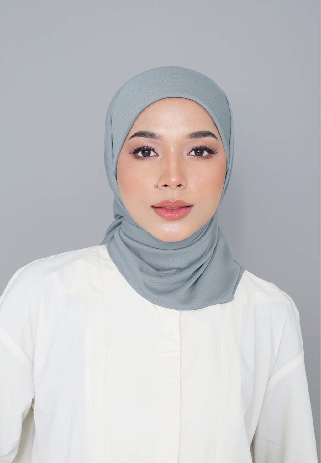 ELZA ACTIVE INSTANT HIJAB - DOLPHIN GREY