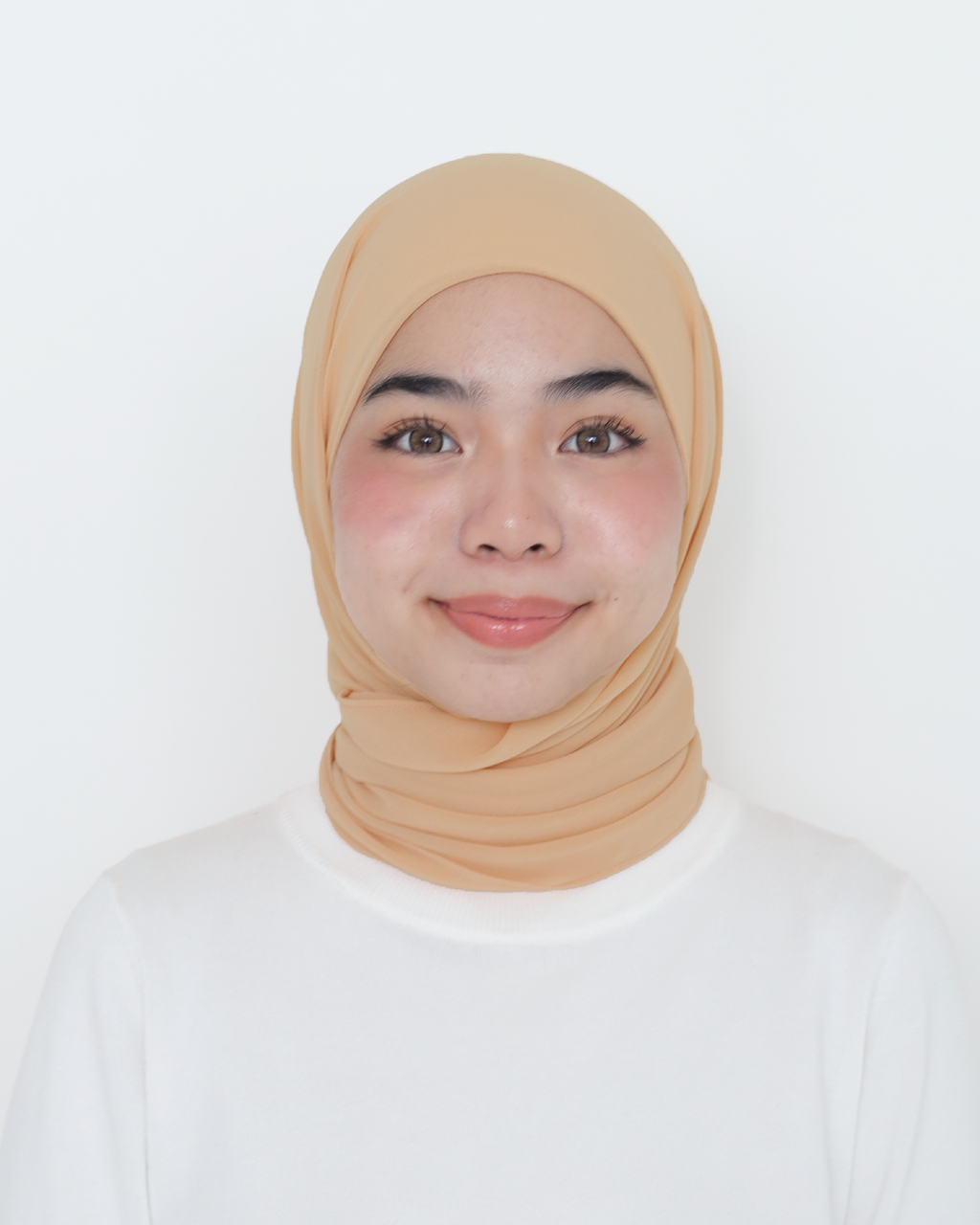 ELZA INSTANT SHAWL - MILK TEA