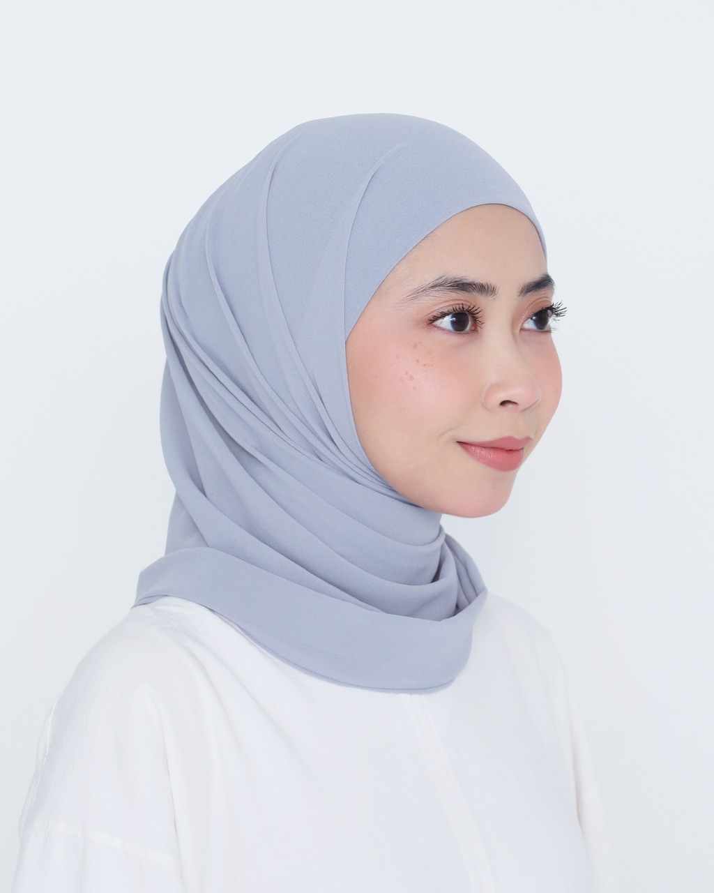 ELZA INSTANT SHAWL - MIST BLUE 2.0