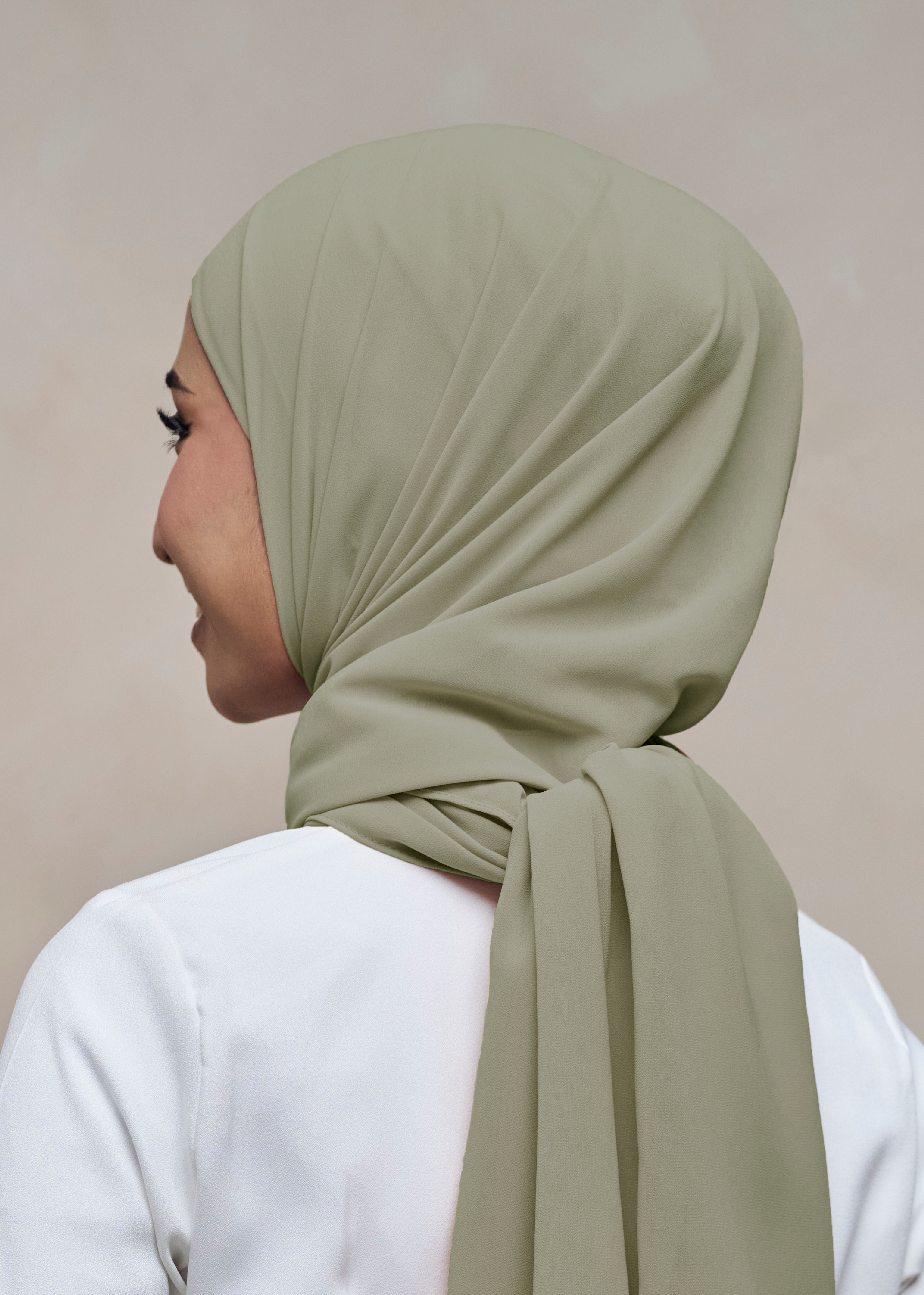 ELZA INSTANT SHAWL - MISTIETOE GREEN