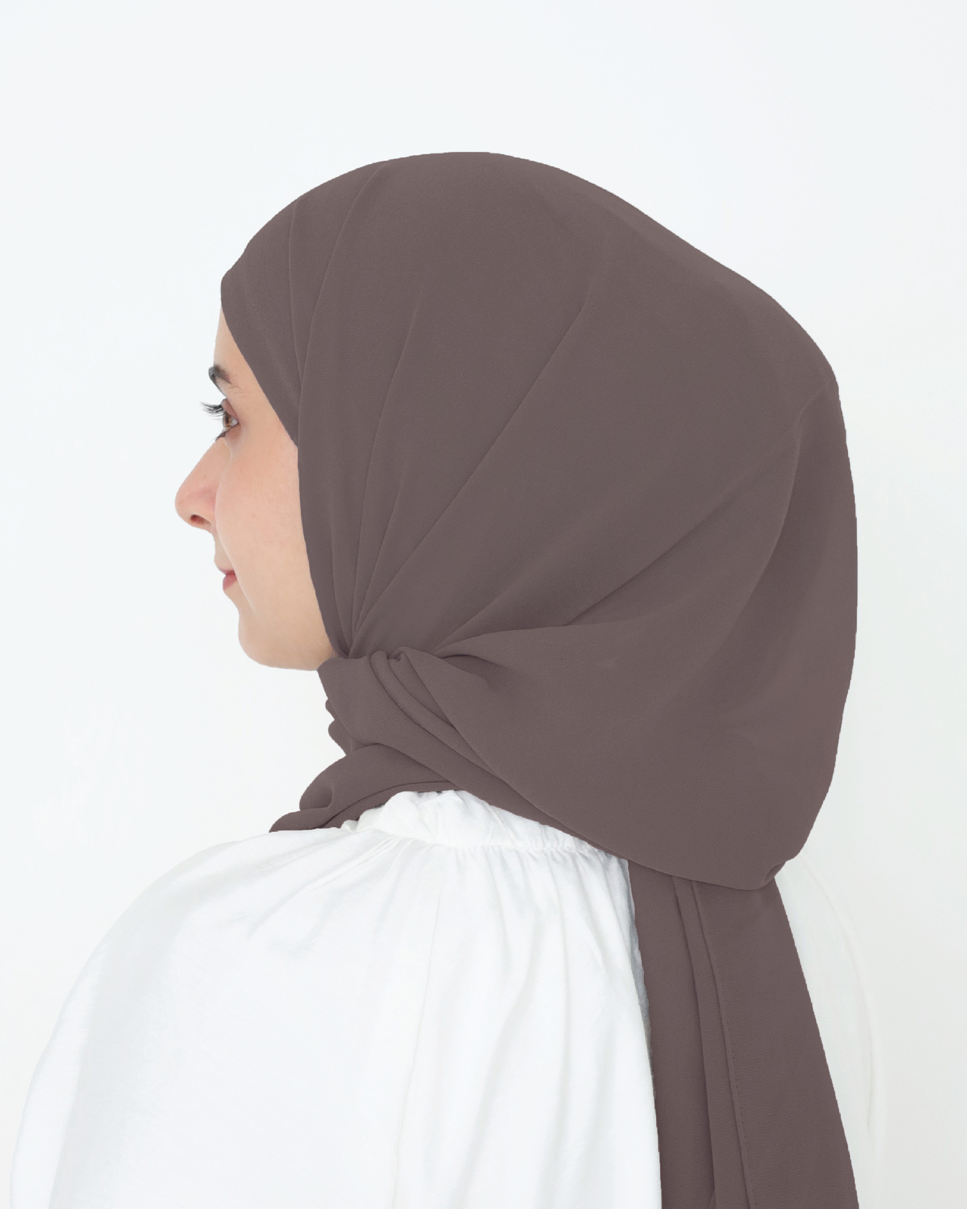 ELZA INSTANT SHAWL - MOCHA