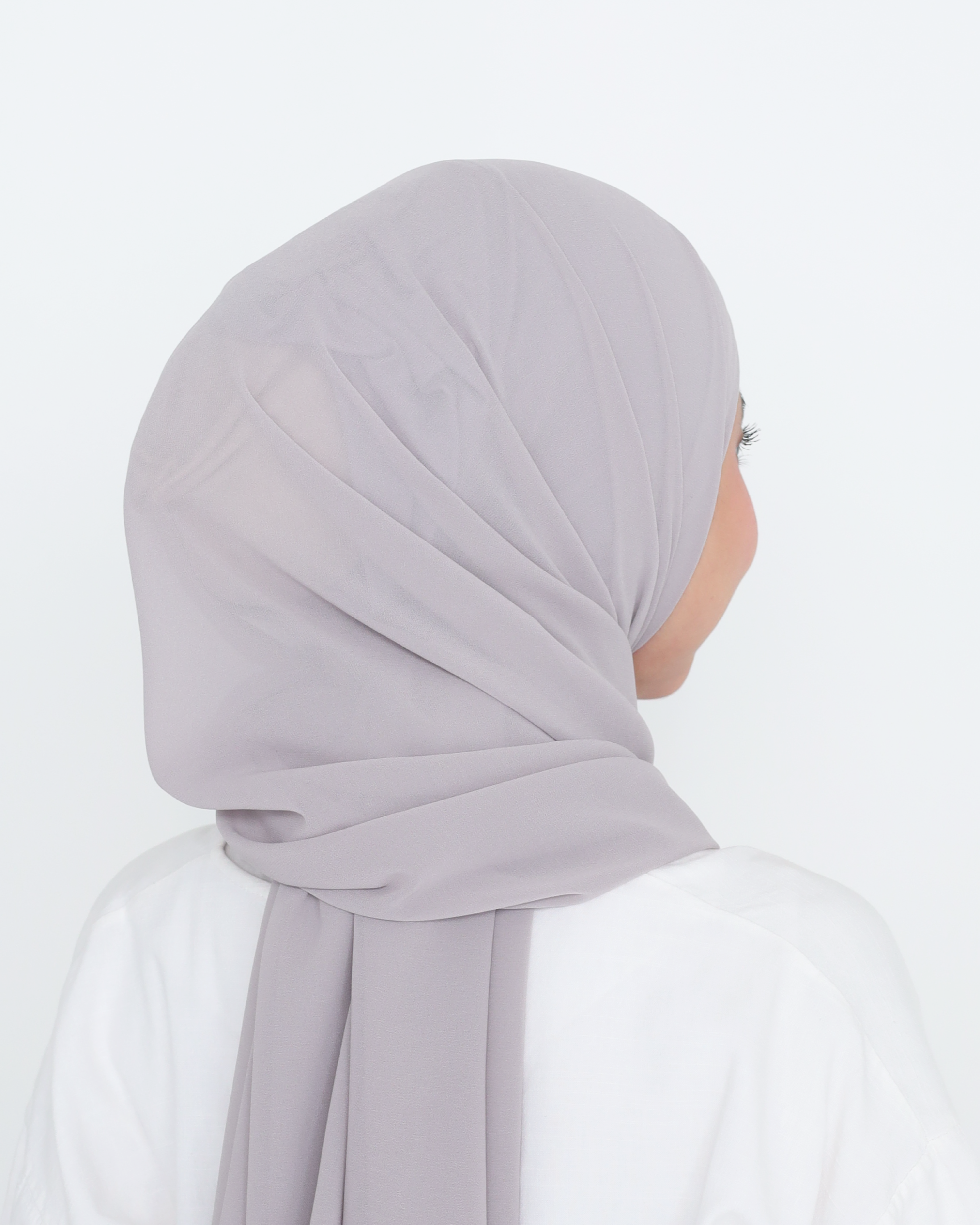 ELZA INSTANT SHAWL - MOON GREY