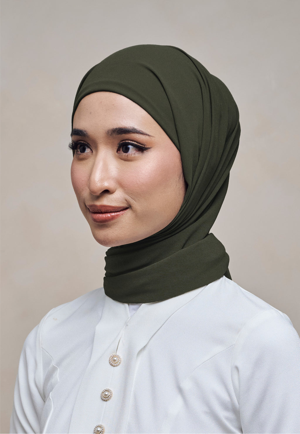 ELZA INSTANT BAWAL - MOSS GREEN
