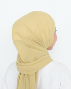 ELZA INSTANT SHAWL - MUSTARD YELLOW