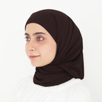 ELZA INSTANT SHAWL - ESPRESSO