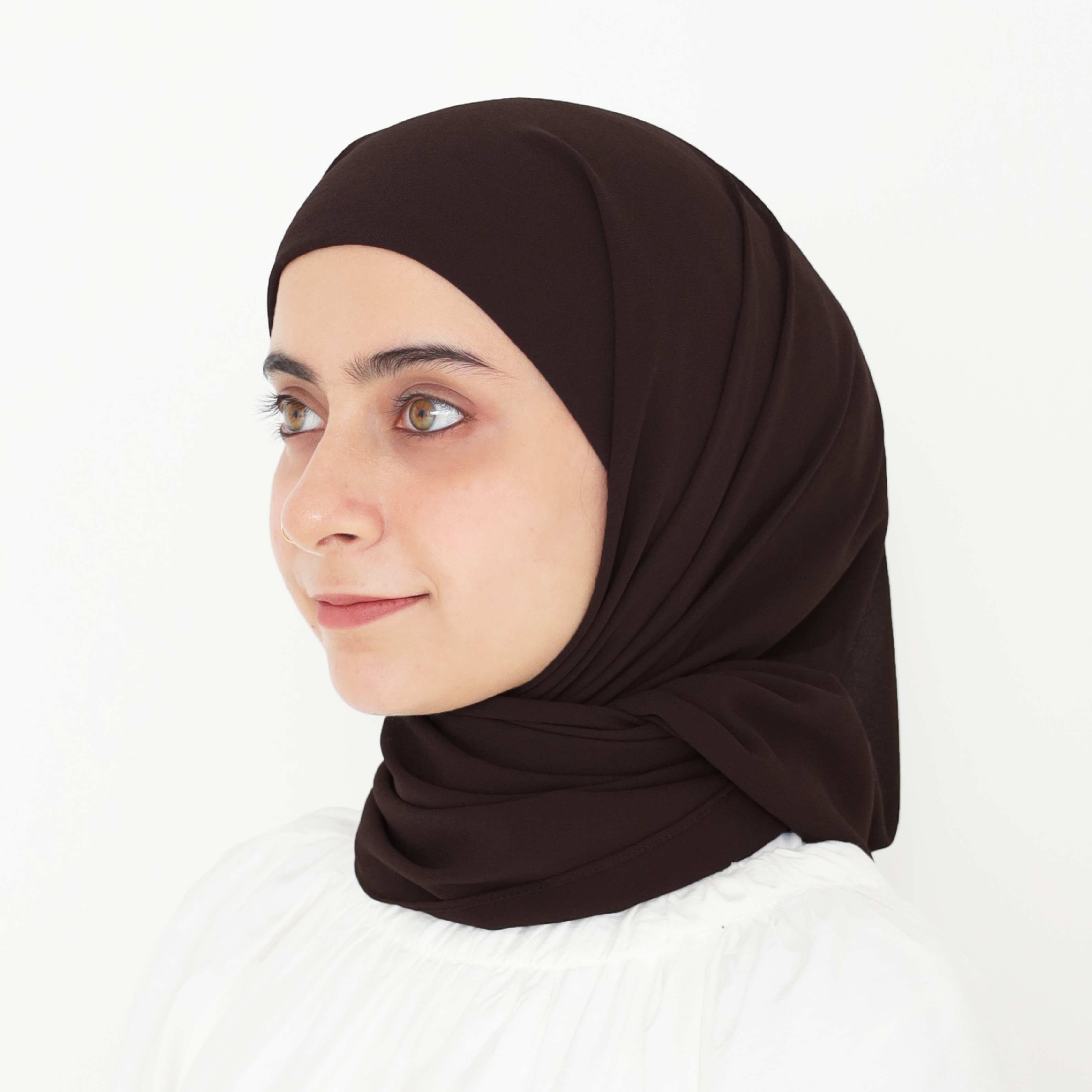 ELZA INSTANT SHAWL - ESPRESSO