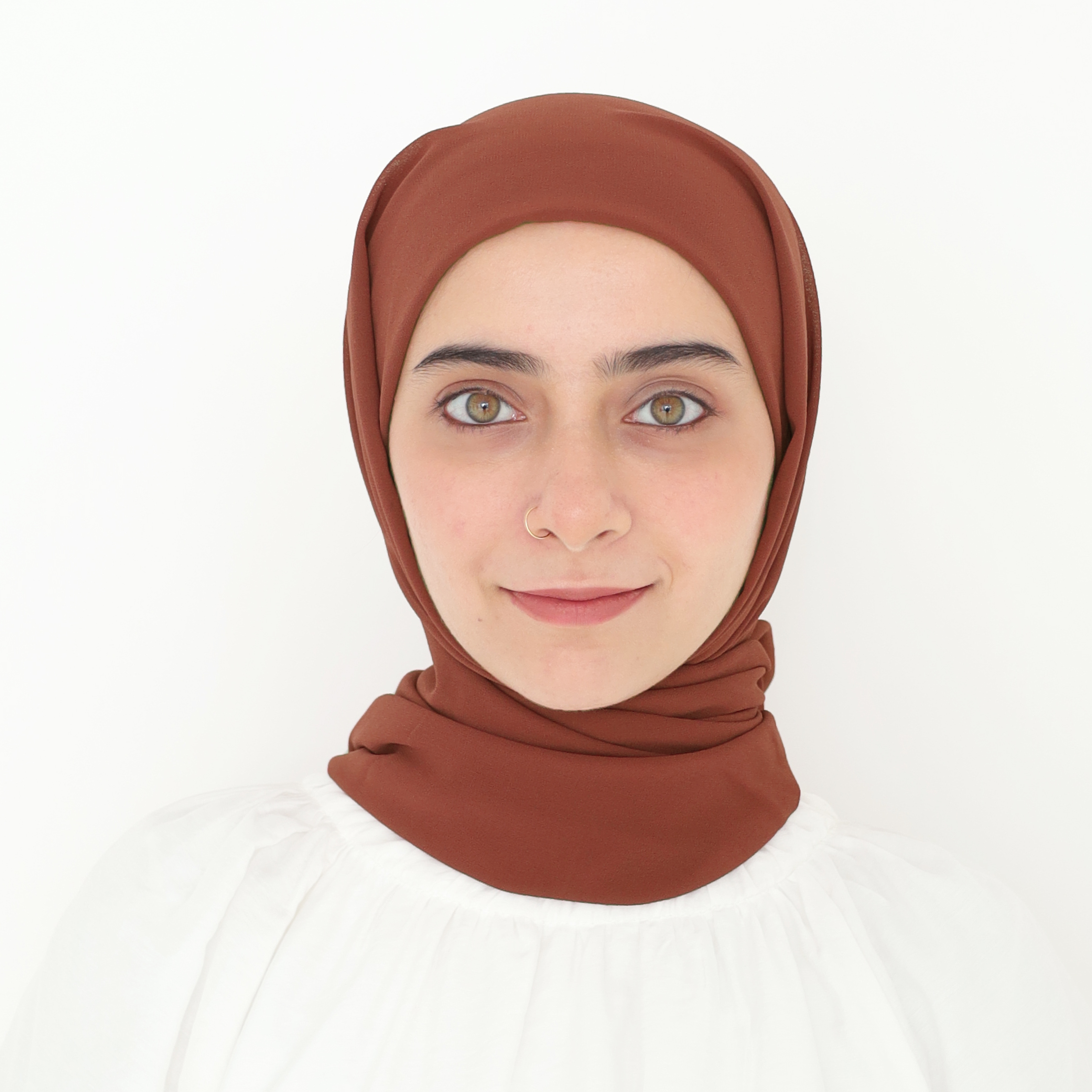 ELZA INSTANT SHAWL - CINNAMON BROWN