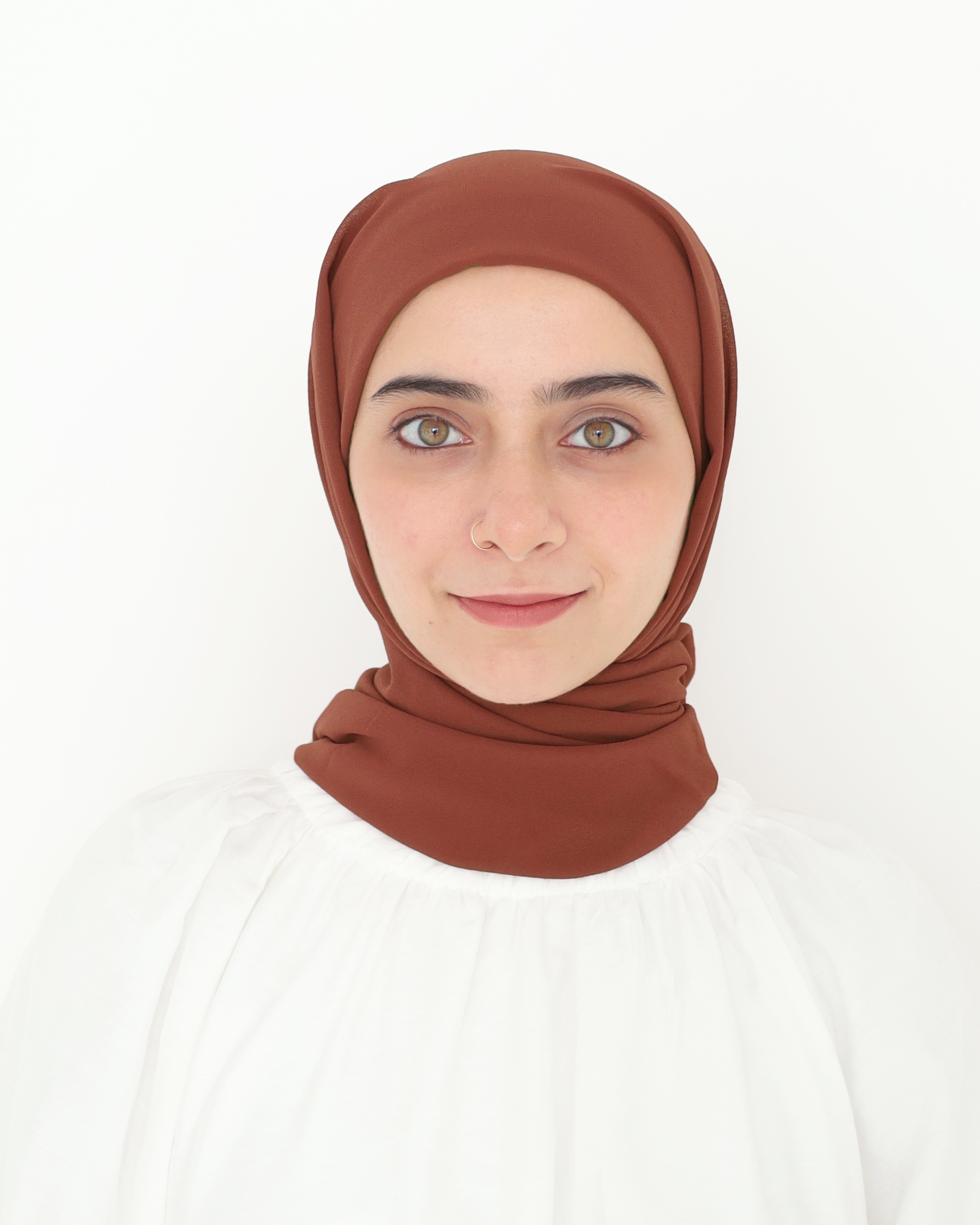 ELZA INSTANT SHAWL - CINNAMON BROWN