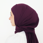 ELZA INSTANT SHAWL - DEEP VIOLET