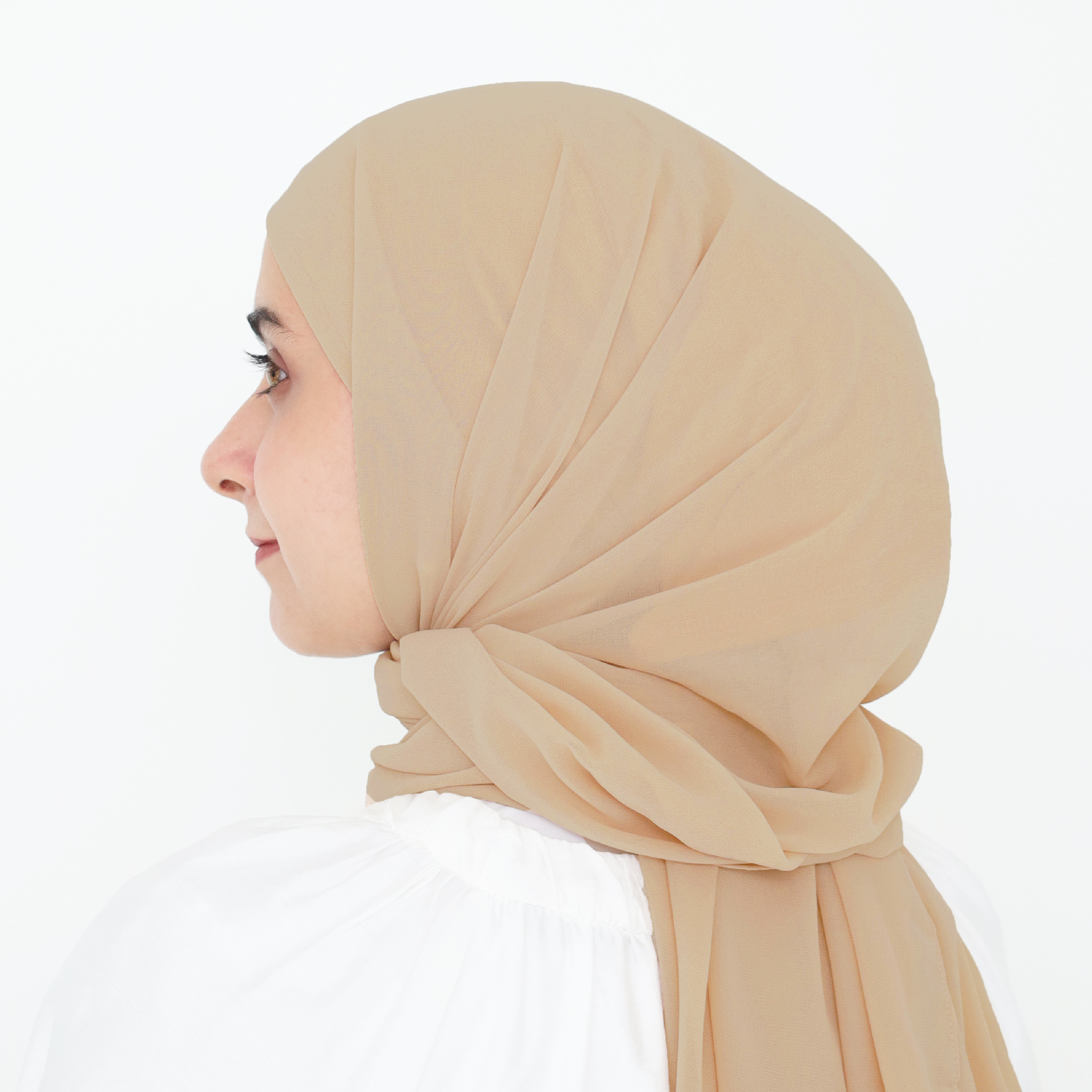 ELZA INSTANT SHAWL - DUSTY OAT