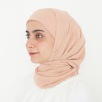ELZA INSTANT SHAWL - ROSE PEACH