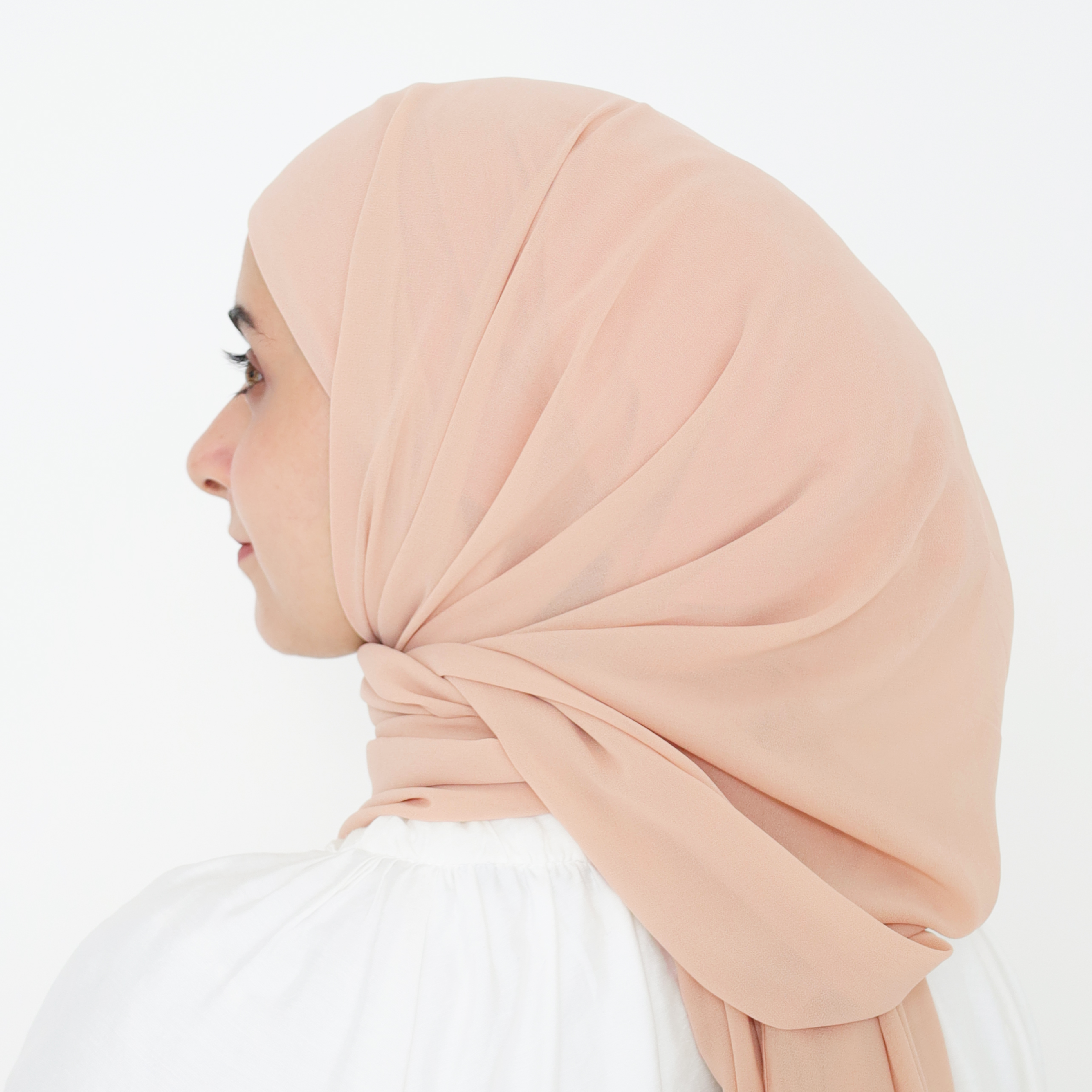 ELZA INSTANT SHAWL - ROSE PEACH