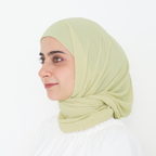 ELZA INSTANT SHAWL - LIME GREEN