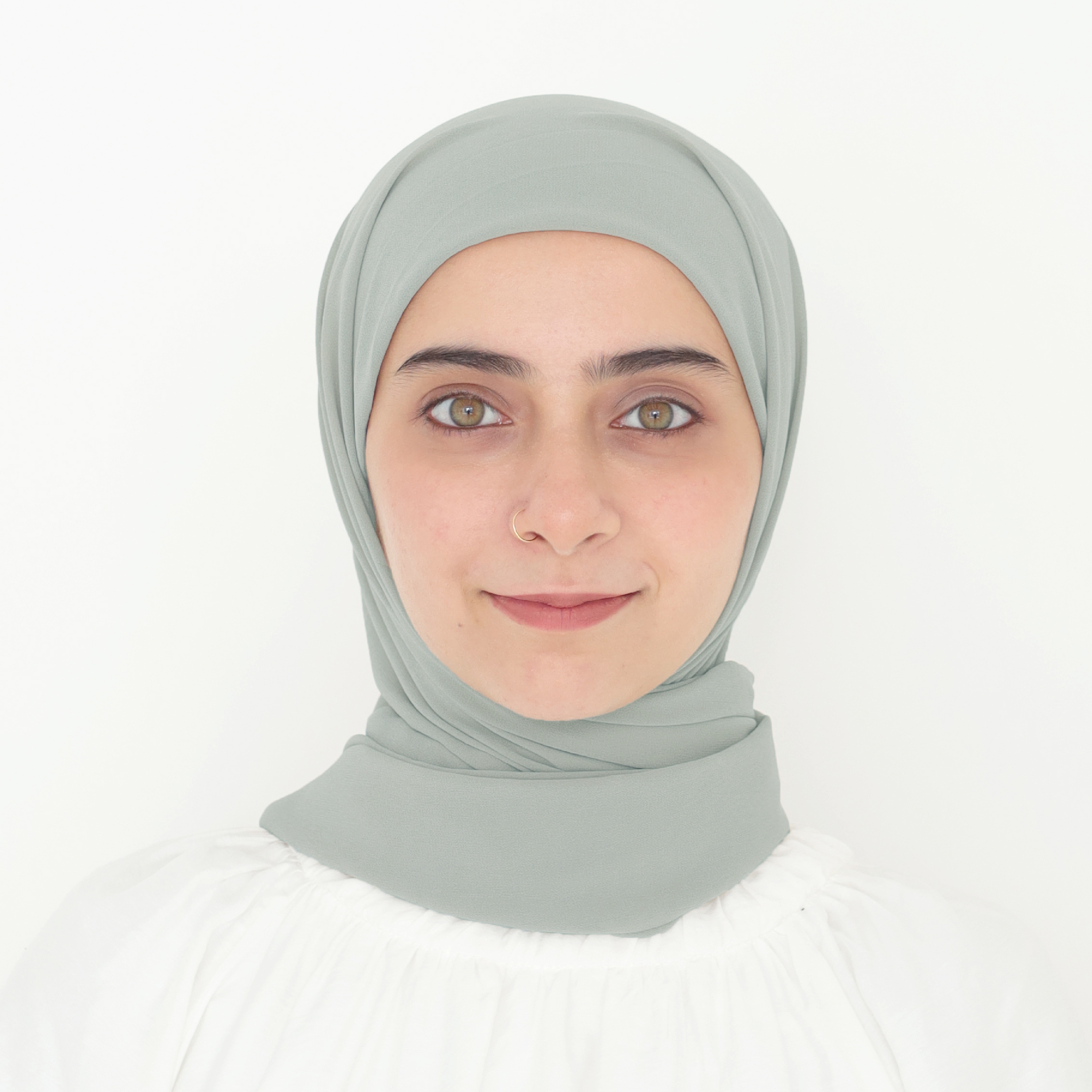 ELZA INSTANT SHAWL - GREENISH GREY