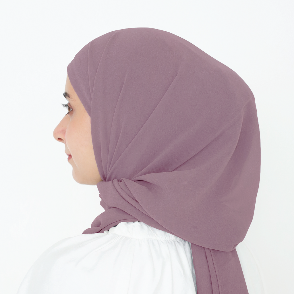 ELZA INSTANT SHAWL - DUSTY LAVENDER