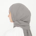 ELZA INSTANT SHAWL - DUSTY GREY