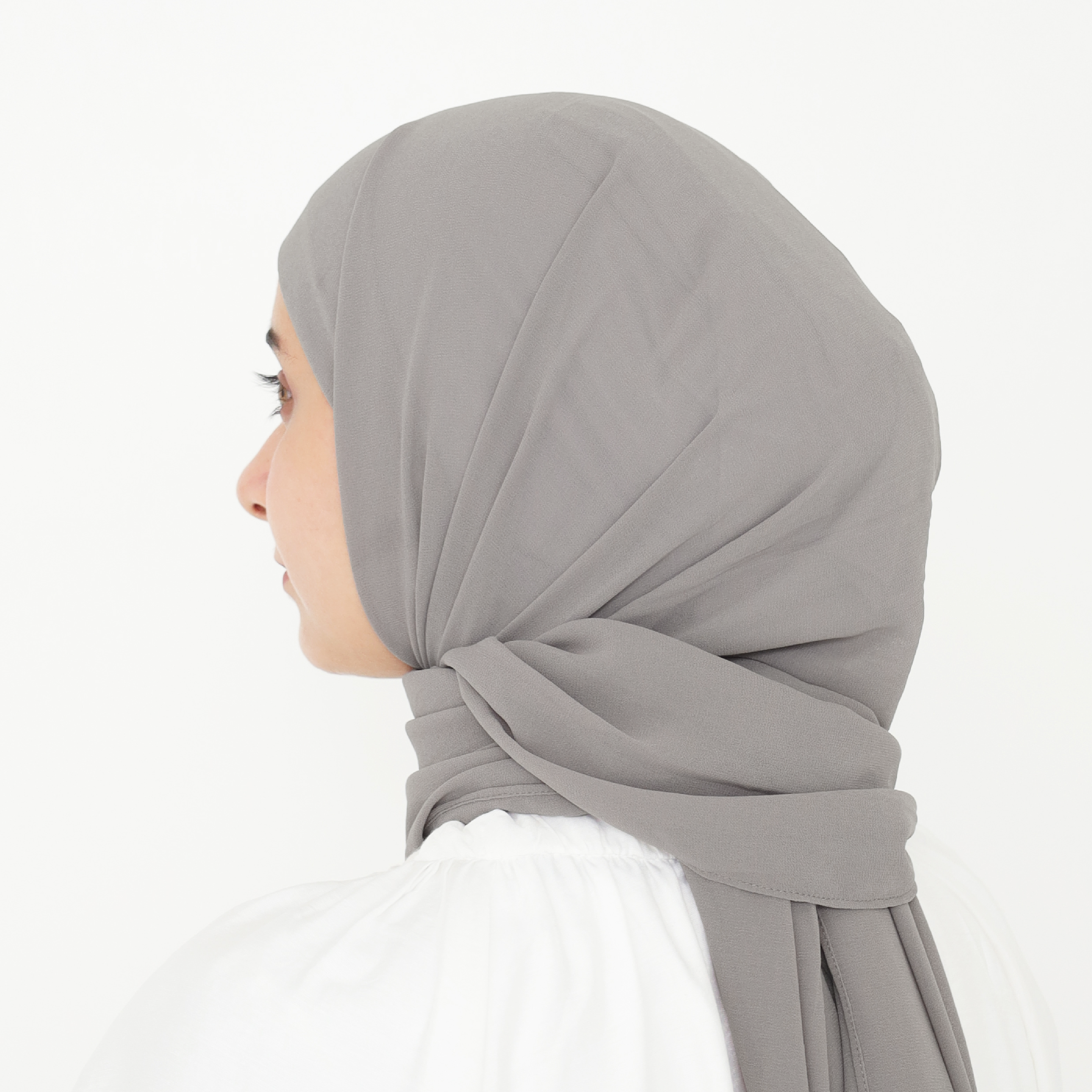 ELZA INSTANT SHAWL - DUSTY GREY